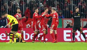 Saison 2017/18 – Pokal-Achtelfinale: Zum vierten Mal in Folge traf Lewandowski im Pokal auf seinen Ex-Klub – diesmal im Achtelfinale. Diesmal wieder mit dem besseren Ausgang für die Bayern (2:1). Lewy blieb weitgehend blass, bereitete aber das 2:0 vor.