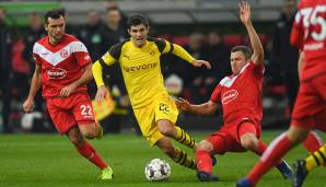 33. Spieltag, BVB - Düsseldorf: Die Fortuna sorgte im Hinspiel für Dortmunds erste Pleite. Ob F95 die starke Mentalität auch bei gesichertem Klassenerhalt kurz vor Saisonende noch einbringen kann, wird die Gretchenfrage dieses Spiels. Vorteil BVB.