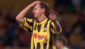2003 folgte eine Formkrise und eine Knieverletzung. Der BVB sah von einer Vertragsverlängerung ab. Heinrich absolvierte 141 Spiele für Dortmund und machte dabei 18 Tore.