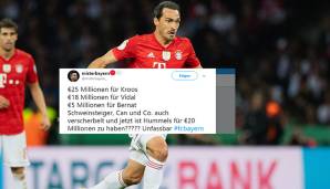 Hummels dürfte angeblich für 15 bis 20 Millionen Euro gehen. Zu wenig, meint dieser Fan auf Twitter.