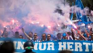 Platz 16: Hertha BSC mit 41.192 Zuschauern