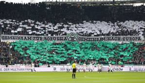 Platz 4: Borussia Mönchengladbach mit 44.579 Zuschauern
