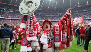 Platz 1: FC Bayern München - 513 Kilometer im Durchschnitt.