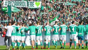 Platz 5: SV Werder Bremen - 71,54 Prozent