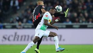 In der Anfangsphase ging es zwischen Borussia Mönchengladbach und Eintracht Frankfurt umkämpft zur Sache.