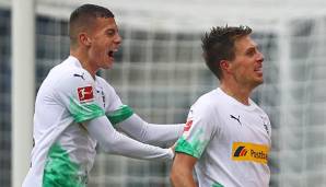Patrick Herrmann von Borussia Mönchengladbach will auch gegen Eintracht Frankfurt wieder jubeln.