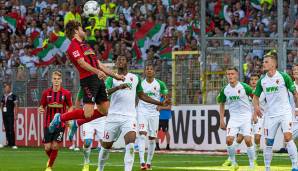 SC Freiburg: 82 Flanken - davon 20,7 Prozent erfolgreich.