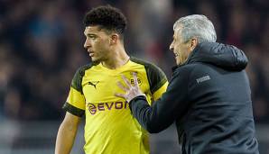 Trainer Lucien Favre von Borussia Dortmund erwartet von Jadon Sancho eine Entwicklung hin zu einem professionelleren Lebensstil.