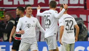 Der FC Bayern hat sich am 12. Spieltag der Bundesliga dank der Tore von Benjamin Pavard, Corentin Tolisso, Serge Gnabry und Philippe Coutinho mit 4:0 bei Fortuna Düsseldorf durchgesetzt. Hier gibt es die Noten und Einzelkritiken der FCB-Stars.