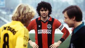 Bruno Pezzey: In den 80er Jahren bei Frankfurt und Werder bekannt für seinen Lockenkopf und seinen lässigen Spielstil. "Beckenbauer vom Bodensee", nannten sie ihn. 1994 mit 39 Jahren viel zu früh verstorben.