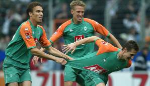 11. Platz: Miroslav Klose (Werder Bremen) - 4 Scorerpunkte. 3 Tore und 1 Assist beim 4:1 gegen den VfL Bochum am 25.09.2004.