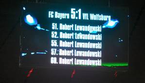 3. Platz: Robert Lewandowski (FC Bayern) - 5 Scorerpunkte. 5 Tore beim 5:1 gegen den VfL Wolfsburg am 22.09.2015.