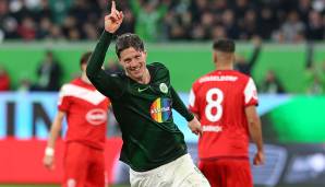 3. Platz: Wout Weghorst (VfL Wolfsburg) - 5 Scorerpunkte. 3 Tore und 2 Assists beim 5:2 gegen Fortuna Düsseldorf am 16.03.2019.