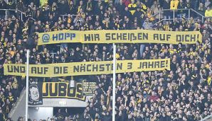 Die Fans des BVB sind beim Gastspiel bei der TSG Hoffenheim erneut negativ aufgefallen.
