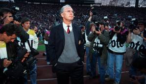 Platz 12: Franz Beckenbauer - 1. Niederlage im 3. Pflichtspiel am 7. Mai 1996 mit 2:3 gegen Werder Bremen in der Bundesliga.