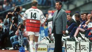 Platz 1: Ottmar Hitzfeld - 1. Niederlage im 10. Pflichtspiel am 16. September 1998 mit 1:2 gegen Bröndby IF in der Champions League.