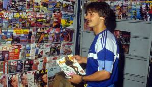 Platz 6: Olaf Thon (FC Schalke 04). 100. Spiel am 13. Juni 1987 mit 21 Jahren, 1 Monat und 12 Tagen.