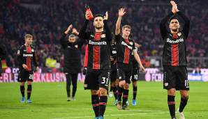 Bayer Leverkusen: 7 Punkte mehr (aktuell: 22 Punkte, 2018/19: 15 Punkte).