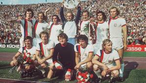 Platz 15: BAYERN MÜNCHEN 1972/73 - umgerechnet 39 Punkte (12 Siege, 3 Remis, 2 Niederlagen), 48:15 Tore.