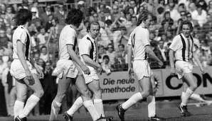 Platz 16: BORUSSIA MÖNCHENGLADBACH 1973/74 - umgerechnet 39 Punkte (12 Siege, 3 Remis, 2 Niederlagen), 51:21 Tore.