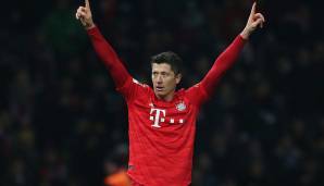 Platz 10: Robert Lewandowski (FC Bayern München) – 72 Minuten pro Scorerpunkt (20 Tore, 2 Assists)