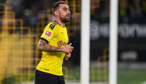 Platz 14: Paco Alcacer (Borussia Dortmund) – 88 Minuten pro Scorerpunkt (5 Tore, 1 Assist)