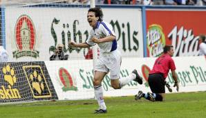 JARI LITMANEN (Hansa Rostock/2005): Auch der in die Jahre gekommenen Weltstar konnte den Abstieg Hansas nicht verhindern. Nur ein Tor gelang dem Finnen in 13 Spielen. Litmanen wechselte anschließend nach Malmö.