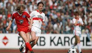 Platz 7: u.a. VfB Stuttgart, 7 Spiele (1977 bis 1983)