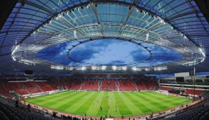 Platz 8: Bayer Leverkusen (BayArena) - 3 Millionen Euro pro Jahr, unbefristet