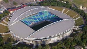 RB Leipzig (Red Bull Arena) - Der Stadionname ist Teil des Gesamtsponsorings von Red Bull