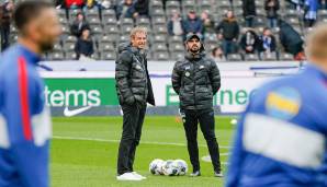 Zunächst übernehmen die bisherigen Co-Trainer Alexander Nouri und Markus Feldhoff die Geschicke bei der Hertha. Nouri könnte die Hertha als Interimstrainer bis zum Sommer übernehmen. Noch steht der Berliner Plan mit ihm aber nicht fest.