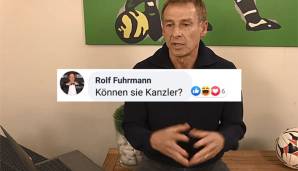 Reporterlegende Rolf Fuhrmann schaltete sich auch die Diskussion um Klinsmanns Zukunft ein. Seine Frage blieb jedoch ebenso unbeantwortet.