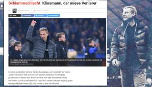 Die deutlichsten Worte wählt Sebastian Schmitt vom Berliner Kurier. Für ihn hat Klinsmann ein Bundesliga-Novum geschaffen: das härteste und stilloseste Nachtreten ever!