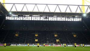 Gewöhnungsbedürftiges Bild: Das Westfalenstadion und damit auch die Südtribüne werden am Samstag zum Revierderby gegen Schalke 04 leer bleiben.