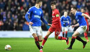 Spielt eine starke Rückrunde und trägt mittlerweile sogar die Kapitänsbinde von Bayer 04: Kai Havertz.