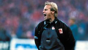 PLATZ 19: Jürgen Röber (VfB Stuttgart in der Saison 1993/94): 30 Punkte (9 Siege, 3 Remis, 3 Niederlagen). Nur zwei Tage nach seiner Vertragsauflösung bei Rot-Weiss Essen kam er zu den Schwaben. Im April 1995 war wieder Schluss.