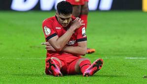 Verletze sich Anfang März schwer an der Schulter: Bayer Leverkusens Nadiem Amir.