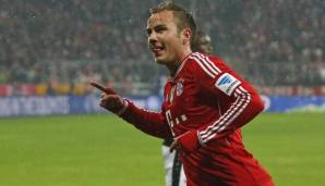 Platz 11: MARIO GÖTZE. Im Alter von 22 Jahren, drei Monaten und 20 Tagen am 23. September 2014 beim FC Bayern München.