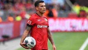 PLATZ 14: CHARLES ARANGUIZ (Bayer Leverkusen) - 30,01 km/h am 17. August 2019 gegen den SC Paderborn.