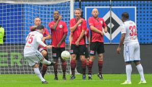 Platz 12: PIOTR TROCHOWSKI (2002 bis 2011 und 2015/16; HSV, Augsburg) - 5 Tore.