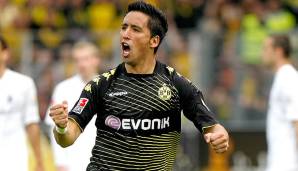 Platz 10: Lucas Barrios (Borussia Dortmund) - 12 Auswärtstore in der Saison 2009/10 (insgesamt 19 Saisontore).