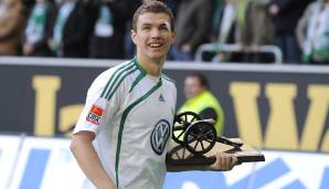 Platz 3: Edin Dzeko (VfL Wolfsburg) - 15 Auswärtstore in der Saison 2009/10 (insgesamt 22 Saisontore).