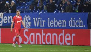 Dezember 2018: Benedikt Höwedes kehrt in der Champions League mit Lokomotive Moskau nach Gelsenkirchen zurück - und ist sichtlich angefasst.