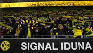 Der BVB hofft, seine Fans schon bald wieder hinter sich zu haben im Signal Iduna Park.