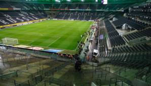Platz 6 - BORUSSIA-PARK (Borussia Mönchengladbach): 10.804 Zuschauer (54.022 Plätze)