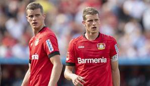 Im kommenden Sommer beenden die 31-jährigen Zwillingsbrüder Lars und Sven Bender von Bayer Leverkusen ihre Karrieren. Wo liegen sie im Ranking der Brüderpaare mit den meisten Bundesligaeinsätzen?