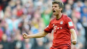 THOMAS MÜLLER (FC Bayern): 1 Saison mit mindestens 20 Treffern – 2015/16 (20)