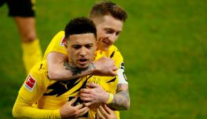 Platz 1 - JADON SANCHO (Borussia Dortmund): 35 Tore mit 20 Jahren, 10 Monaten und 26 Tagen