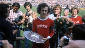 1973/74: Tabellenführer FC Bayern München (31:13 Punkte, 63:41 Tore) - 1 Punkte Vorsprung auf Eintracht Frankfurt (44:33 Tore). Meister: FC Bayern München