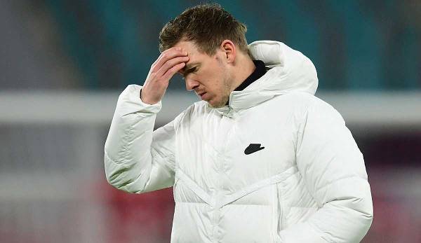 Julian Nagelsmann und RB Leipzig verloren das Hinspiel gegen Liverpool.